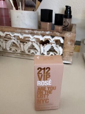 Carolina Herrera 212 VIP Rosé - Blush Pink & Gold Accents mini